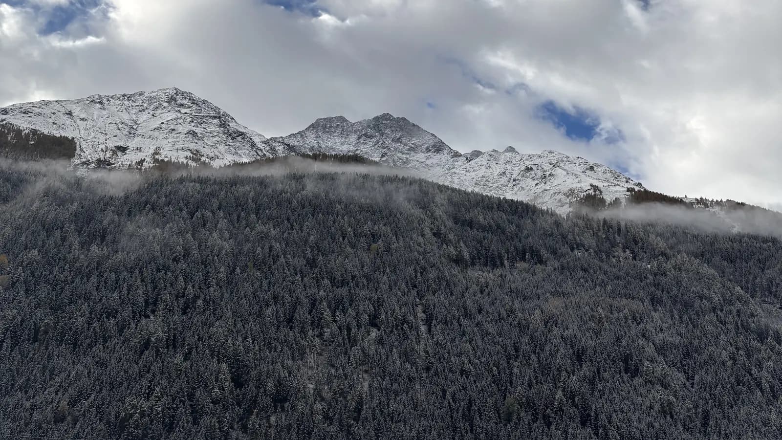Der erste Schnee am Arlberg