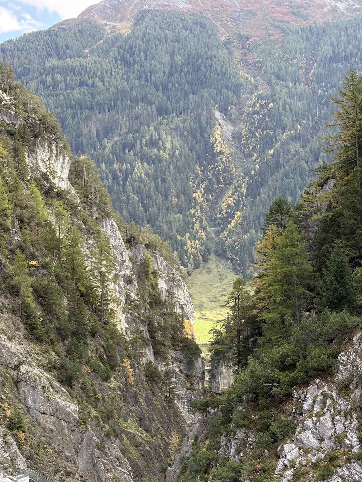 The Schnanner Klamm gorge near Schnann