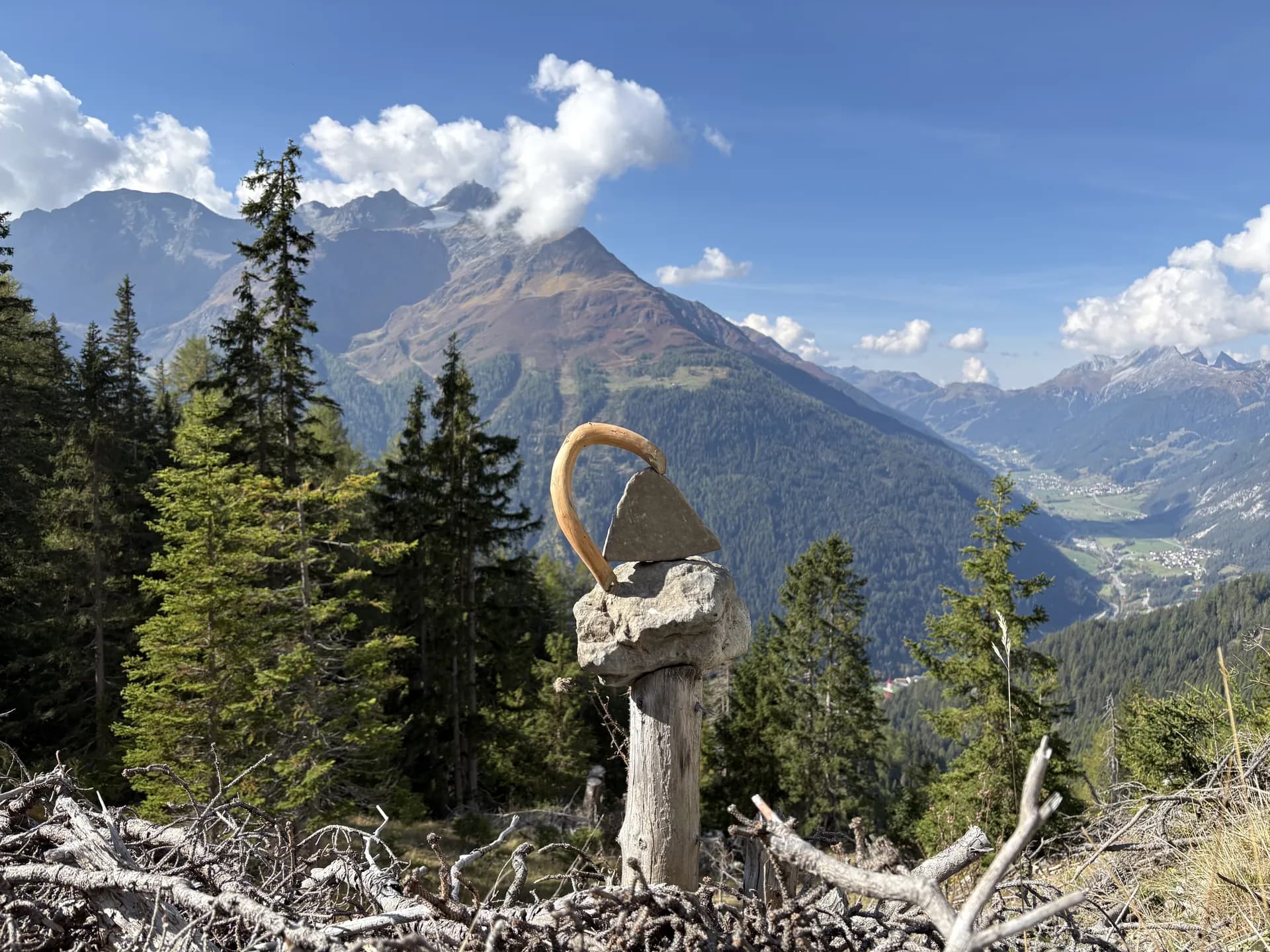 Stanzertal valley in summer